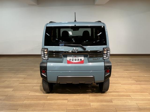 タフト Ｇターボ　ダーククロムベンチャー　令和７年式・届出済未使用車　Ｒ７年式届出済未使用車　ターボ　スカイフィールトップ　ダークメッキフードガーニッシュ・バックドアガーニッシュ　バックカメラ　ＬＥＤヘッドライト　スマートキー　プッシュスタート　シートヒーター（29枚目）