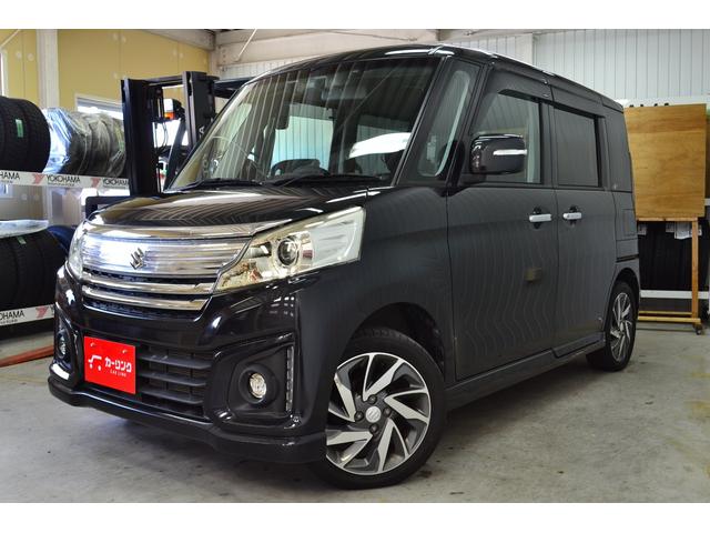 スペーシアカスタム ＸＳ　デュアルセンサーブレーキサポート　修復歴無し　走行５１０００キロ　パナソニックナビ　両側電動スライドドア　禁煙車　スマートキー　プッシュスタート　ベンチシート　ＥＴＣ　ＨＩＤヘッドライト　フォグ（4枚目）