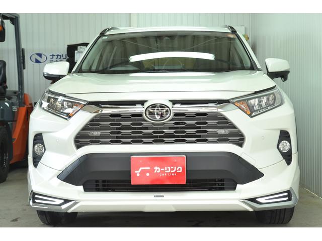 RAV4 G 4WD モデリスタエアロ デジタルインナーミラー ハンドルヒーター シートヒーター 社外18インチアルミ 純正アルミスタッドレスセット 純正9インチナビ バックカメラ ETC ワンオーナー 禁煙車(2枚目)