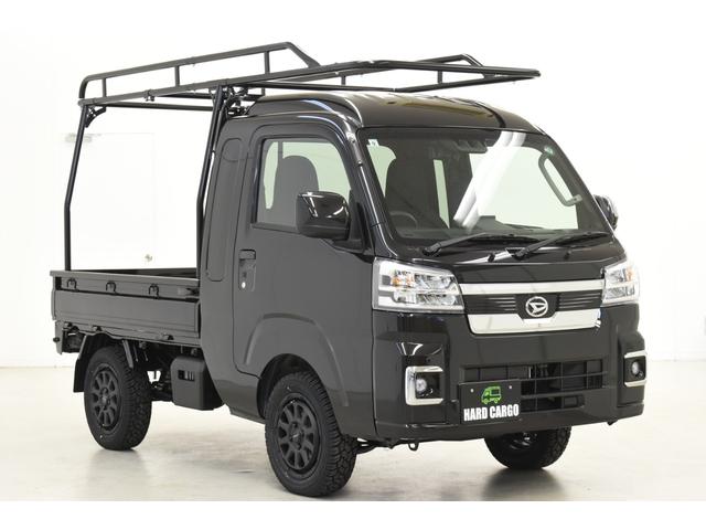 ハイゼットトラック 4WD/CVT/HARDCARGO/職人使用/届出済未使用車ブラック(2枚目)