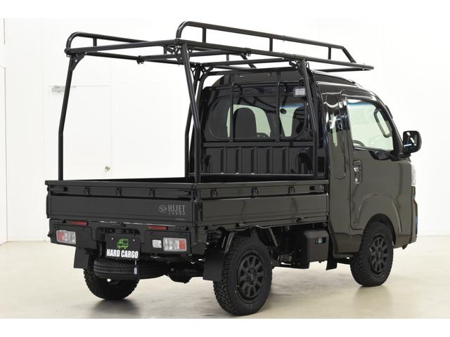 ハイゼットトラック 4WD/CVT/HARDCARGO/職人使用/届出済未使用車ブラック(3枚目)