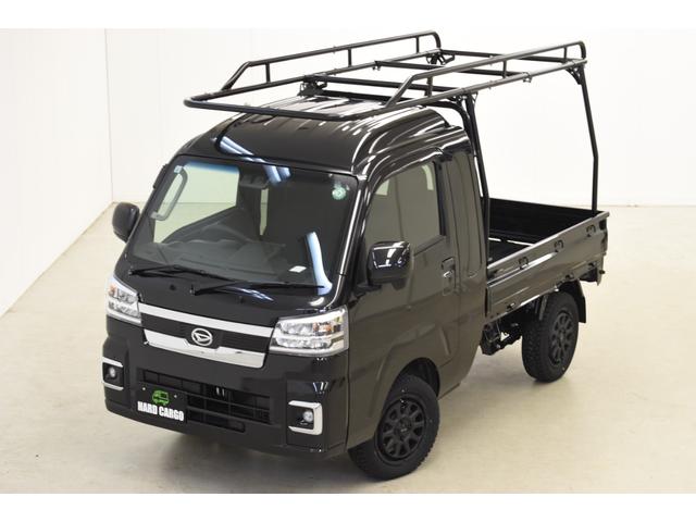 ハイゼットトラック 4WD/CVT/HARDCARGO/職人使用/届出済未使用車ブラック(10枚目)