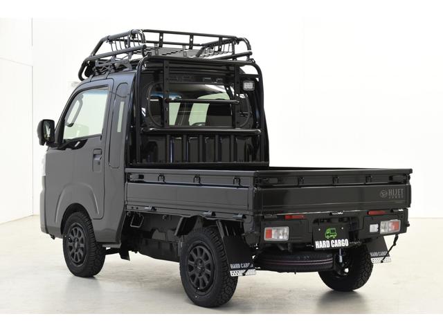 ハイゼットトラック ジャンボエクストラ　４ＷＤ／ＣＶＴ／ＨＡＲＤＣＡＲＧＯコンプリートカー／届出済未使用車／ブラック（3枚目）