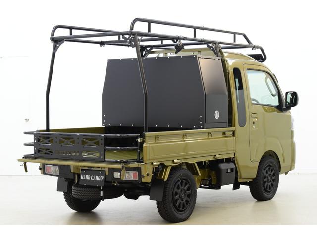 ハイゼットトラック 4WD/CVT/HARDCARGO/コンプリートカー/届出済未使用車/カーキ(4枚目)