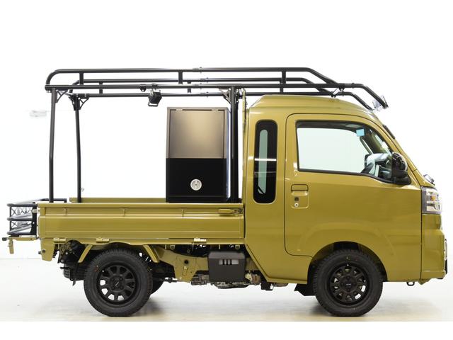 ハイゼットトラック 4WD/CVT/HARDCARGO/コンプリートカー/届出済未使用車/カーキ(6枚目)