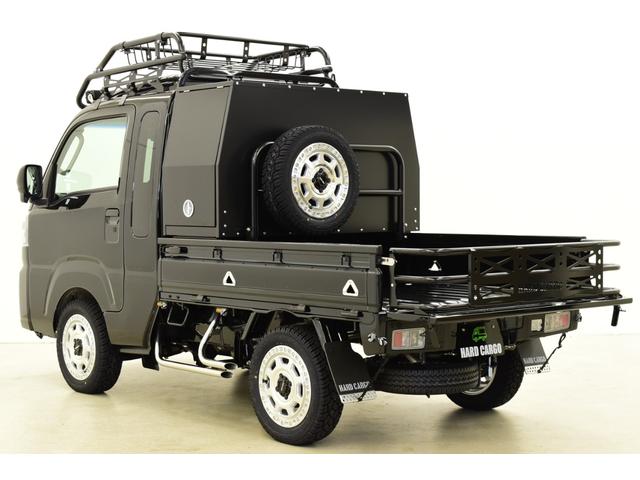 ハイゼットトラック ジャンボエクストラ 4WD/CVT/HARDCARGOコンプリートカー/届出済未使用車/ブラック(4枚目)