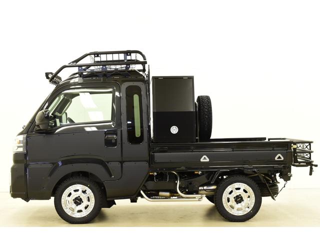 ハイゼットトラック ジャンボエクストラ 4WD/CVT/HARDCARGOコンプリートカー/届出済未使用車/ブラック(5枚目)