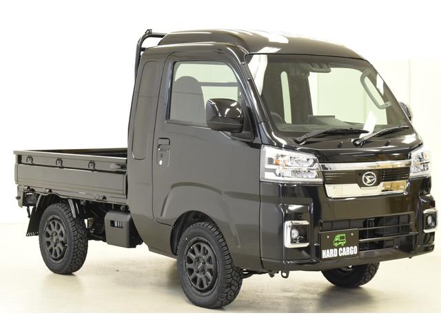 ハイゼットトラック ジャンボエクストラ 4WD/MT/HARDCARGO/届出済未使用車/ブラック(2枚目)
