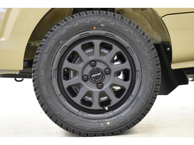 ハイゼットトラック ジャンボエクストラ CVT/登録済未使用車/カーキ/ガードプロスペック+ゲートプラス+マッドフラップ+パッド+レンジャー ショットブラック 14インチ装着(19枚目)