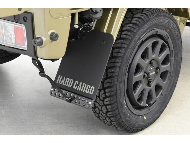 ハイゼットトラック ジャンボエクストラ CVT/登録済未使用車/カーキ/ガードプロスペック+ゲートプラス+マッドフラップ+パッド+レンジャー ショットブラック 14インチ装着(20枚目)