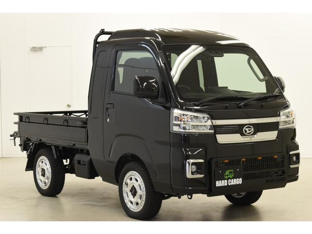 ハイゼットトラック ジャンボエクストラ 4WD/CVT/HARDCARGO/コンプリートカー/届出済未使用車/ブラック(2枚目)