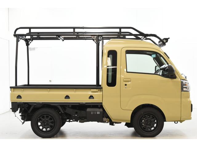 ハイゼットトラック ジャンボエクストラ MT/4WD/HARDCARGOコンプリートカー/ランクル70ベージュ&ラプター塗装/届出済未使用車(5枚目)