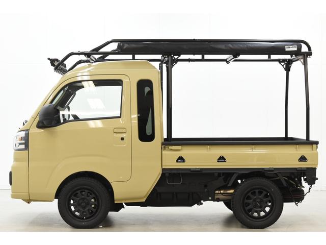 ハイゼットトラック ジャンボエクストラ MT/4WD/HARDCARGOコンプリートカー/ランクル70ベージュ&ラプター塗装/届出済未使用車(6枚目)