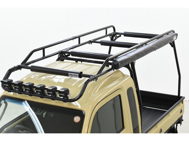 ハイゼットトラック ジャンボエクストラ MT/4WD/HARDCARGOコンプリートカー/ランクル70ベージュ&ラプター塗装/届出済未使用車(13枚目)