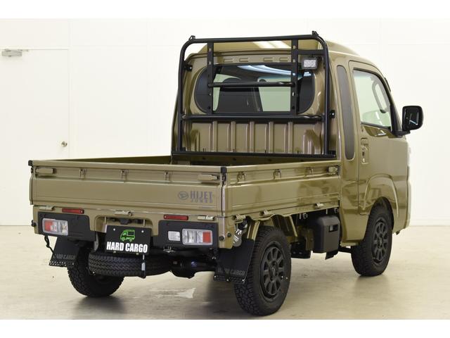 ハイゼットトラック ジャンボエクストラ 4WD/CVT/HARDCARGOコンプリートカー/届出済未使用車/カーキ(4枚目)