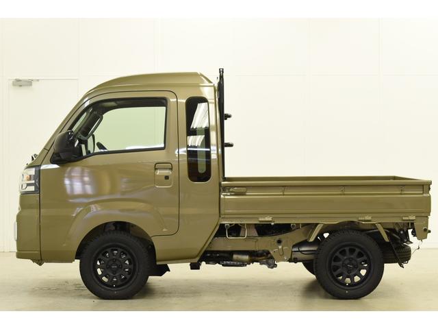 ハイゼットトラック ジャンボエクストラ 4WD/CVT/HARDCARGOコンプリートカー/届出済未使用車/カーキ(6枚目)