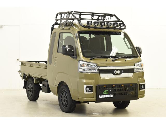 ハイゼットトラック ジャンボエクストラ　４ＷＤ／ＣＶＴ／ハードカーゴ／コンプリートカー／届出済未使用車／カーキ（2枚目）