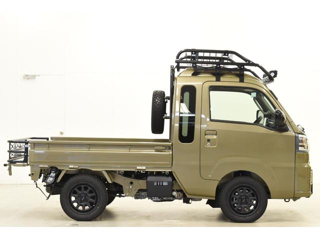 ハイゼットトラック ジャンボエクストラ　４ＷＤ／ＣＶＴ／ハードカーゴ／コンプリートカー／届出済未使用車／カーキ（6枚目）