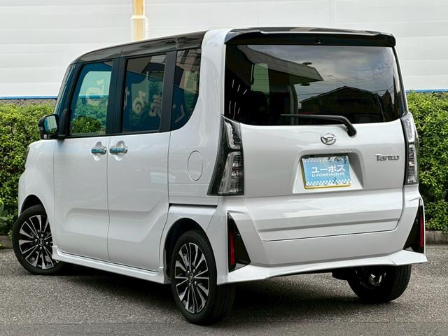 タント カスタムＲＳ　禁煙　外品ナビ（ＣＮ－ＨＥ０２ＷＤ）フルセグＴＶ　全周囲モニター　両側パワースライドドア　スマートキー　シートヒーター　衝突軽減　レーンキープ　ＥＴＣ（9枚目）