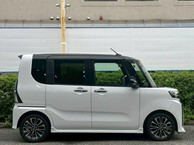 タント カスタムＲＳ　禁煙　外品ナビ（ＣＮ－ＨＥ０２ＷＤ）フルセグＴＶ　全周囲モニター　両側パワースライドドア　スマートキー　シートヒーター　衝突軽減　レーンキープ　ＥＴＣ（13枚目）