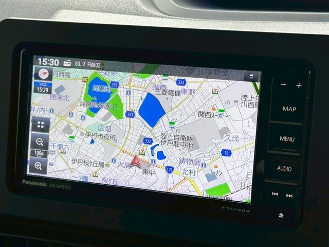 タント カスタムＲＳ　禁煙　外品ナビ（ＣＮ－ＨＥ０２ＷＤ）フルセグＴＶ　全周囲モニター　両側パワースライドドア　スマートキー　シートヒーター　衝突軽減　レーンキープ　ＥＴＣ（21枚目）