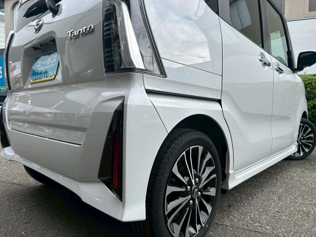 タント カスタムＲＳ　禁煙　外品ナビ（ＣＮ－ＨＥ０２ＷＤ）フルセグＴＶ　全周囲モニター　両側パワースライドドア　スマートキー　シートヒーター　衝突軽減　レーンキープ　ＥＴＣ（48枚目）