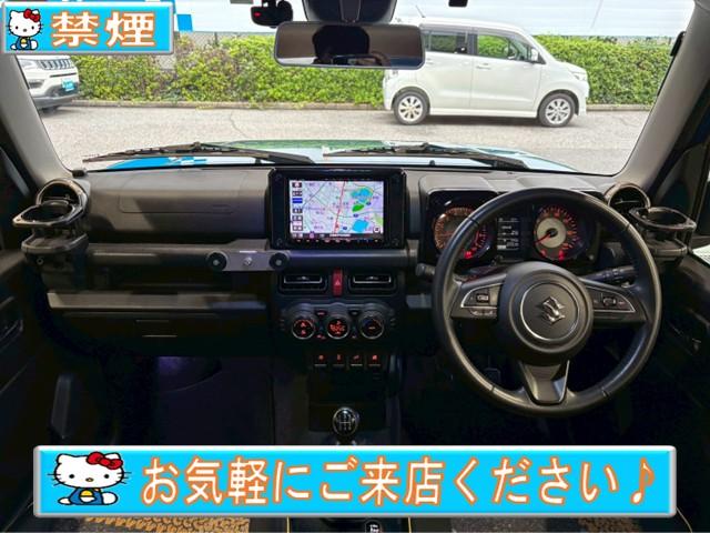ジムニー XC ★禁煙★純正ナビ(CN-RZ856)★フルセグTV★Bluetooth★クルコン★レーンキーピング★シートヒーター★背面タイヤ★ETC★LED★CD★純正16インチアルミホイール★MT5速(5枚目)