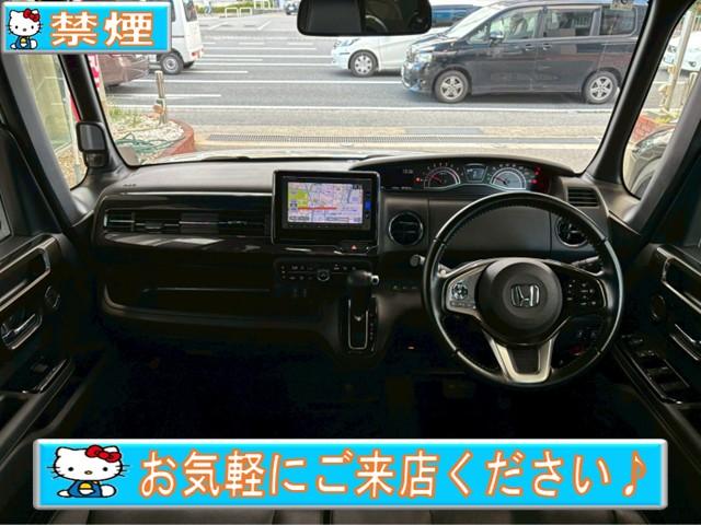 Ｎ－ＢＯＸカスタム Ｇ・Ｌターボホンダセンシング　★禁煙★純正７インチナビ★ワンセグＴＶ★Ｂカメラ★Ｂｌｕｅｔｏｏｔｈ★両側パワースライドドア★衝突軽減★レーンキーピング★レーダークルーズ★パドルシフト★コンビシート★スマートキー２個★ＬＥＤ★ＥＴＣ（5枚目）