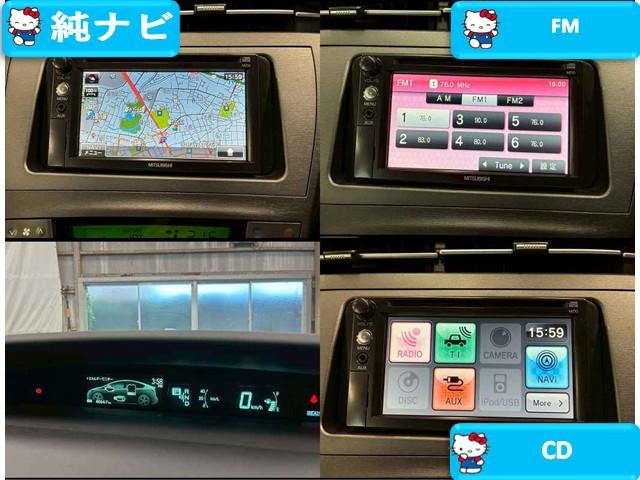 プリウス L 禁煙 社外ナビ ETC 社外18インチアルミホイール ユーザー様買取車両 内外装クリーニング済み(6枚目)