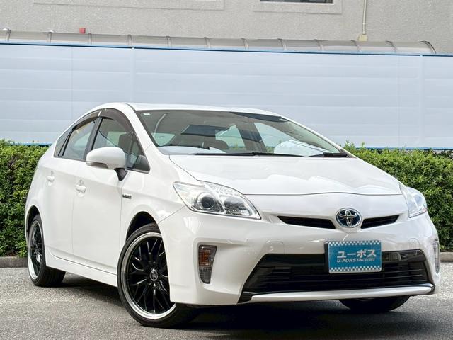 プリウス L 禁煙 社外ナビ ETC 社外18インチアルミホイール ユーザー様買取車両 内外装クリーニング済み(8枚目)