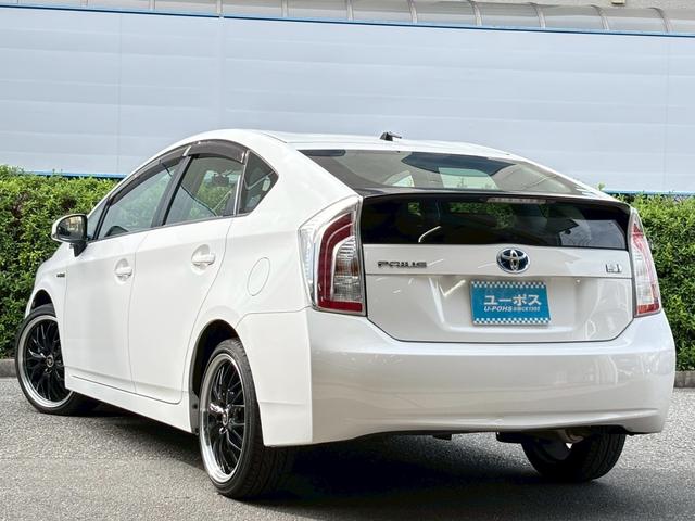 プリウス L 禁煙 社外ナビ ETC 社外18インチアルミホイール ユーザー様買取車両 内外装クリーニング済み(9枚目)