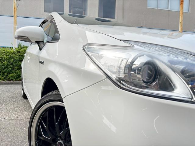 プリウス L 禁煙 社外ナビ ETC 社外18インチアルミホイール ユーザー様買取車両 内外装クリーニング済み(37枚目)