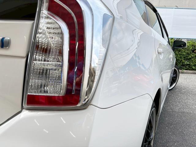 プリウス L 禁煙 社外ナビ ETC 社外18インチアルミホイール ユーザー様買取車両 内外装クリーニング済み(38枚目)