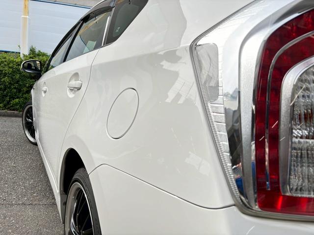 プリウス L 禁煙 社外ナビ ETC 社外18インチアルミホイール ユーザー様買取車両 内外装クリーニング済み(39枚目)
