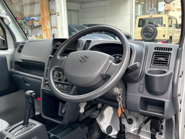 キャリイトラック ＫＣエアコン・パワステセーフティサポート装着車　禁煙　衝突軽減　レーンキーピング　アイドリングストップ　ドラレコ　荷台コンパネ　カギ２本　ユーザー様買取車両　内外装クリーニング済み（14枚目）