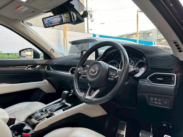 ＣＸ－５ ２５Ｓ　Ｌパッケージ　禁煙　ナビ・フルセグＴＶ・全周囲カメラ・白革シート・ＤＶＤ／ＣＤ・アドバンストシティブレーキ・ＢＳＭ・パワーバックドア・シートヒーター・スマートキー・ショートチェンジ後（15枚目）