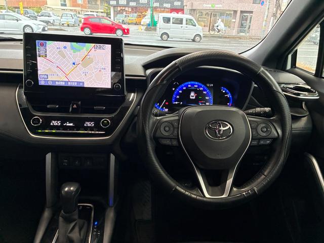 カローラクロス Ｚ　禁煙　９インチディスプレイオーディオ　ナビＴＶ付　全周囲モニター　スマートキー２個　衝突軽減　レーダークルーズ　レーンキープ　ＢＳＭ　ヘットアップディスプレイパワーバックドア　パワーシート（24枚目）