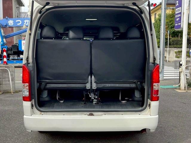 ハイエースワゴン GL ロング ミドルルーフ 4WD 11インチナビTV フリップダウン12.8 Bluetooth接続 ETC 社外17AW 社外エアロ 電動スライド 寒冷地仕様 リアリクライニング加工 100Wコンセント(42枚目)