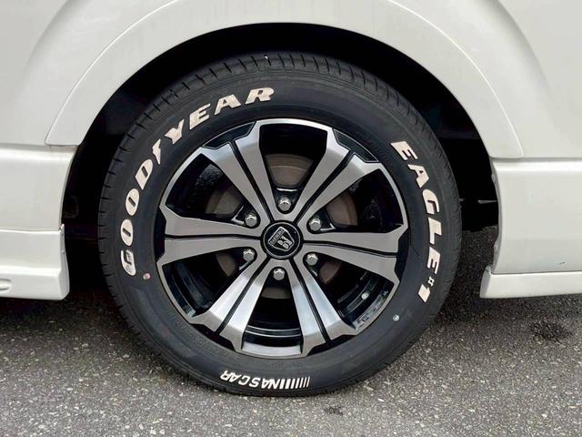 ハイエースワゴン GL ロング ミドルルーフ 4WD 11インチナビTV フリップダウン12.8 Bluetooth接続 ETC 社外17AW 社外エアロ 電動スライド 寒冷地仕様 リアリクライニング加工 100Wコンセント(51枚目)