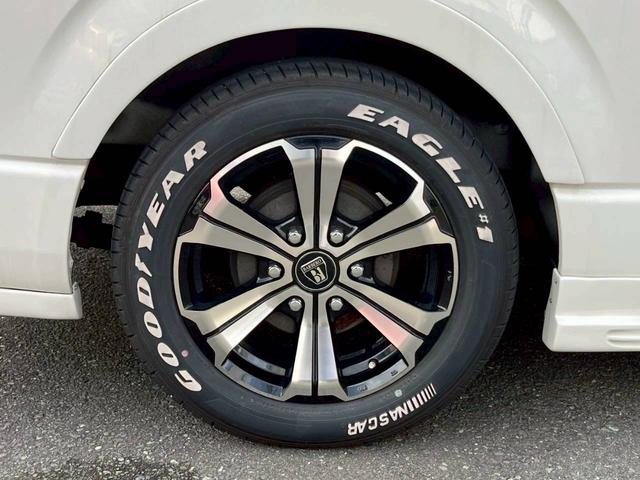 ハイエースワゴン GL ロング ミドルルーフ 4WD 11インチナビTV フリップダウン12.8 Bluetooth接続 ETC 社外17AW 社外エアロ 電動スライド 寒冷地仕様 リアリクライニング加工 100Wコンセント(58枚目)