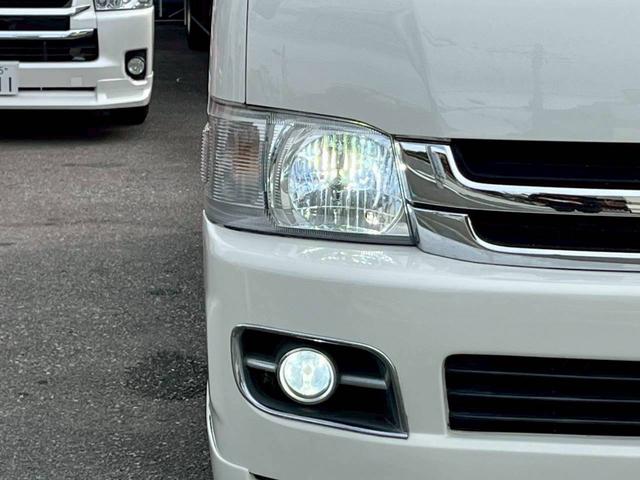 ハイエースワゴン GL ロング ミドルルーフ 4WD 11インチナビTV フリップダウン12.8 Bluetooth接続 ETC 社外17AW 社外エアロ 電動スライド 寒冷地仕様 リアリクライニング加工 100Wコンセント(59枚目)