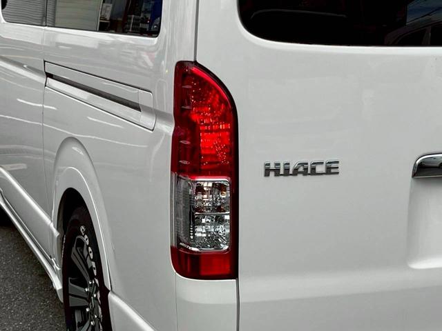 ハイエースワゴン GL ロング ミドルルーフ 4WD 11インチナビTV フリップダウン12.8 Bluetooth接続 ETC 社外17AW 社外エアロ 電動スライド 寒冷地仕様 リアリクライニング加工 100Wコンセント(66枚目)