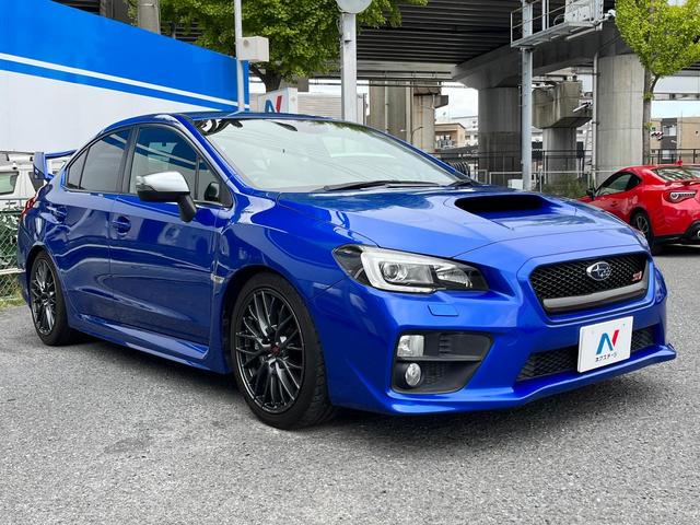 WRX STI STI 大型リアスポイラー アドバンスドセイフティパッケージ リアビークルディテクション 純正SDナビ サイド&バックカメラ 禁煙車 HSK製マフラー HKS製車高調 パワーシート 純正18インチAW(17枚目)