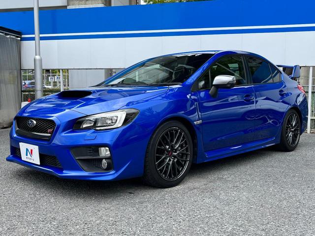 WRX STI STI 大型リアスポイラー アドバンスドセイフティパッケージ リアビークルディテクション 純正SDナビ サイド&バックカメラ 禁煙車 HSK製マフラー HKS製車高調 パワーシート 純正18インチAW(25枚目)