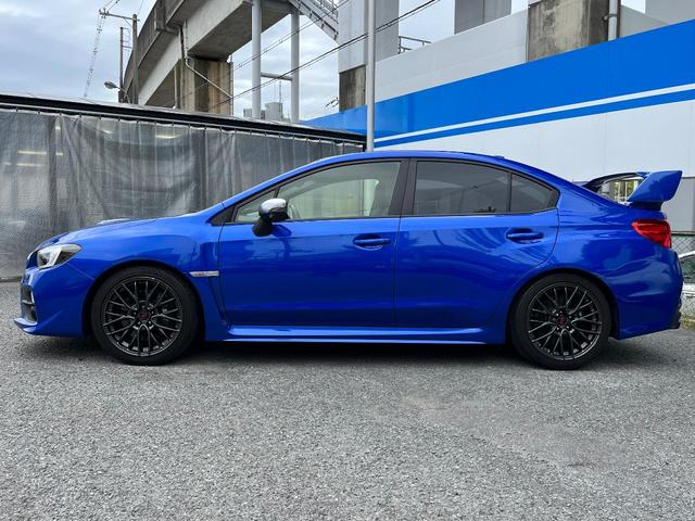 WRX STI STI 大型リアスポイラー アドバンスドセイフティパッケージ リアビークルディテクション 純正SDナビ サイド&バックカメラ 禁煙車 HSK製マフラー HKS製車高調 パワーシート 純正18インチAW(26枚目)