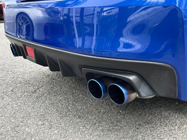 WRX STI STI 大型リアスポイラー アドバンスドセイフティパッケージ リアビークルディテクション 純正SDナビ サイド&バックカメラ 禁煙車 HSK製マフラー HKS製車高調 パワーシート 純正18インチAW(33枚目)