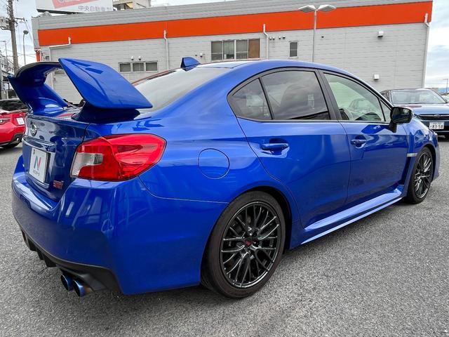 WRX STI STI 大型リアスポイラー アドバンスドセイフティパッケージ リアビークルディテクション 純正SDナビ サイド&バックカメラ 禁煙車 HSK製マフラー HKS製車高調 パワーシート 純正18インチAW(34枚目)