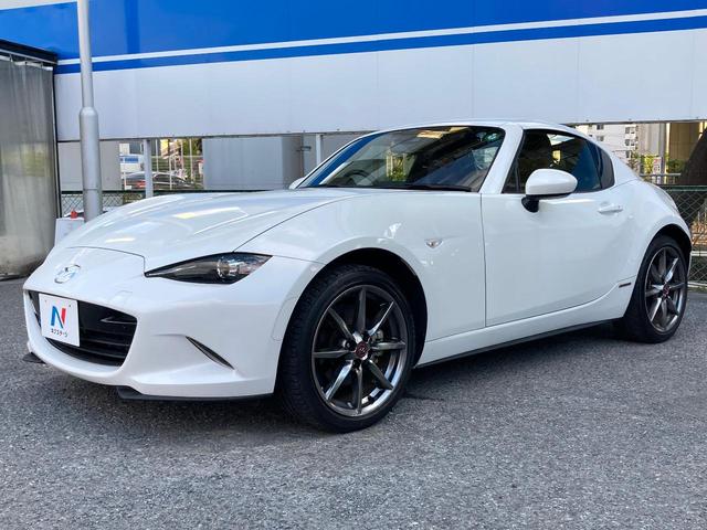 ロードスターＲＦ １００周年特別記念車　６ＭＴ　スマートシティブレーキサポート　ブラインドスポット　車線逸脱　クルコン　ＬＥＤヘッドライト　オートライト　純正１７インチＡＷ　革巻ステアリング　マツダコネクト　ＢＯＳＥサウンドシステム（24枚目）