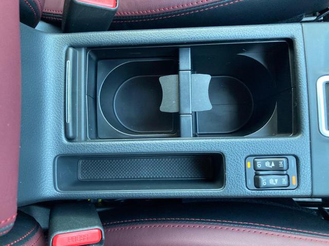 レヴォーグ 2.0STIスポーツアイサイト 後期D型 STIマフラー セイフティプラス視界拡張 スマートリアビューミラー 赤黒革シート 純正8型SDナビ フロント&サイド&バックカメラ リアビークル ETC ドラレコ 禁煙車 メモリシート(75枚目)