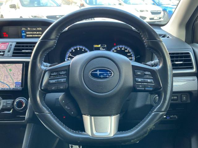 レヴォーグ 1.6GT-Sアイサイト 純正SDナビ バックカメラ ETC ドライブレコーダー 禁煙車 ビルシュタインダンパー パワーシート 純正18インチアルミホイール 純正革巻きステアリング LEDヘッドライト(11枚目)